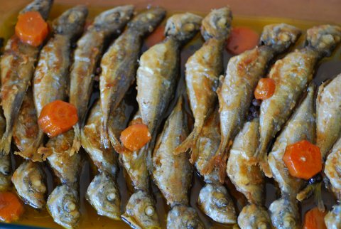 Recetas caseras : Jureles en escabeche 