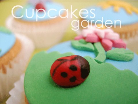 Recetas caseras : Garden cupcakes (jard�n de cupcakes) 