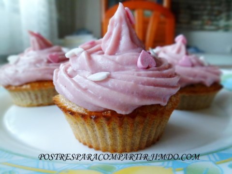 Recetas caseras : Cupcakes de frutos del bosque light 