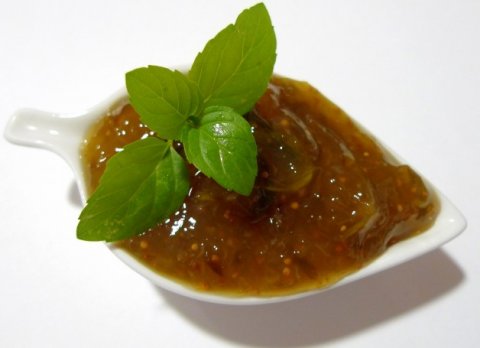 Recetas caseras : Mermelada de higos aromatizada con hierbabuena 