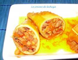 Recetas caseras : Calamares rellenos 