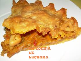 Recetas caseras : Empanada de calamares 
