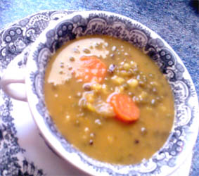 Recetas caseras : Sopa de soja y calabaza 