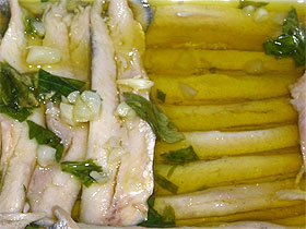 Recetas caseras : Boquerones en vinagre de vino blanco 