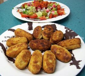 Recetas caseras : Croquetas de pollo y Philadelphia 