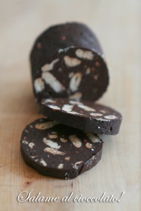 Recetas caseras : Salame al cioccolato 