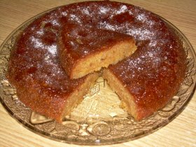 Recetas caseras : Bizcocho de Almendras en Almibar de Azahar y Canela  