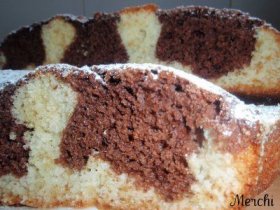 Recetas caseras : Bizcocho bicolor 
