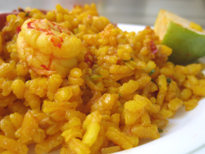 Recetas caseras : Arroz con bogavante en sart�n de casa 