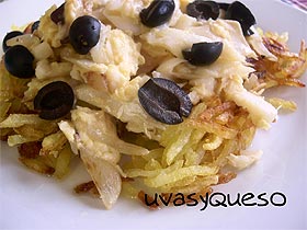 Recetas caseras : Bacalao a la portuguesa 