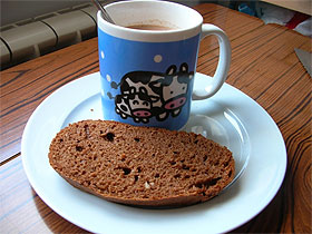 Recetas caseras : Bizcocho integral de chocolate y coco 