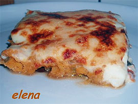 Recetas caseras : Lasa�a de lentejas 