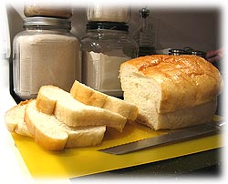 Recetas caseras : Pan de molde al aroma de ajo 