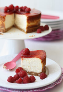 NY cheesecake de frambuesa