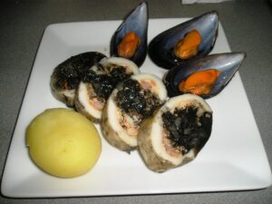 Maxi -calamar relleno