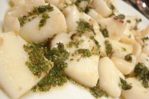 Sepia en salsa verde