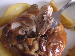 Jamoncitos de cochinillo al horno