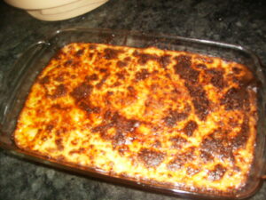 Canelones rellenos de bonito en escabeche