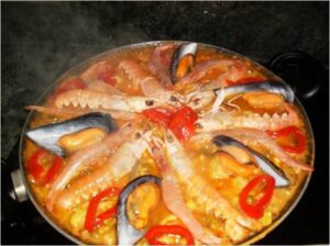 Paella de mariscos