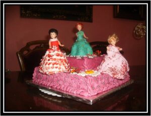 Tarta del 8º cumpleaños de ana