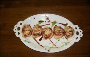 Tapa de sobrasada con queso